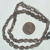 16 inch strand of 8x5mm Oval Smoky Quartz
